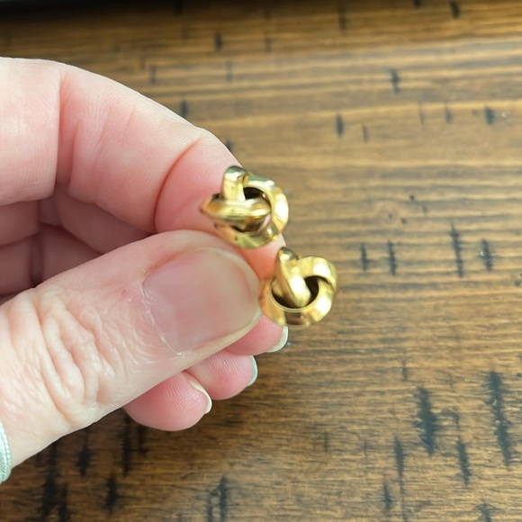 Gold Knot Earring posts!! - Picture 4 of 4
